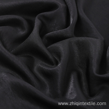 Black Imitation cupro fabric